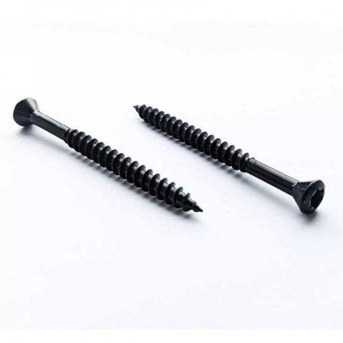 4mm x 40mm Black Stainless Steel Decking Screws T15 TORX Head - Exterior Wood Screws - Fascia